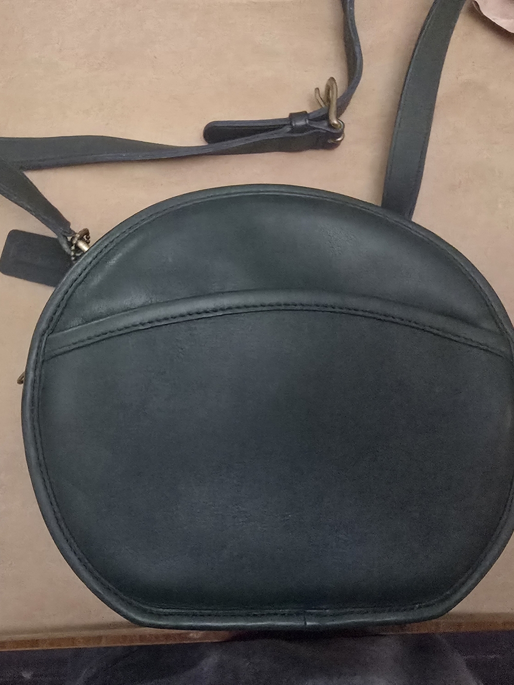 Vintage COACH CHESTER BAG 9901 BOTTLE GREEN LIKE NEW - Picture 12 of 16